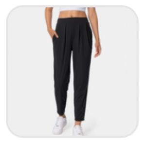 Halara High Waisted Side Pocket Ruched Plain Pants